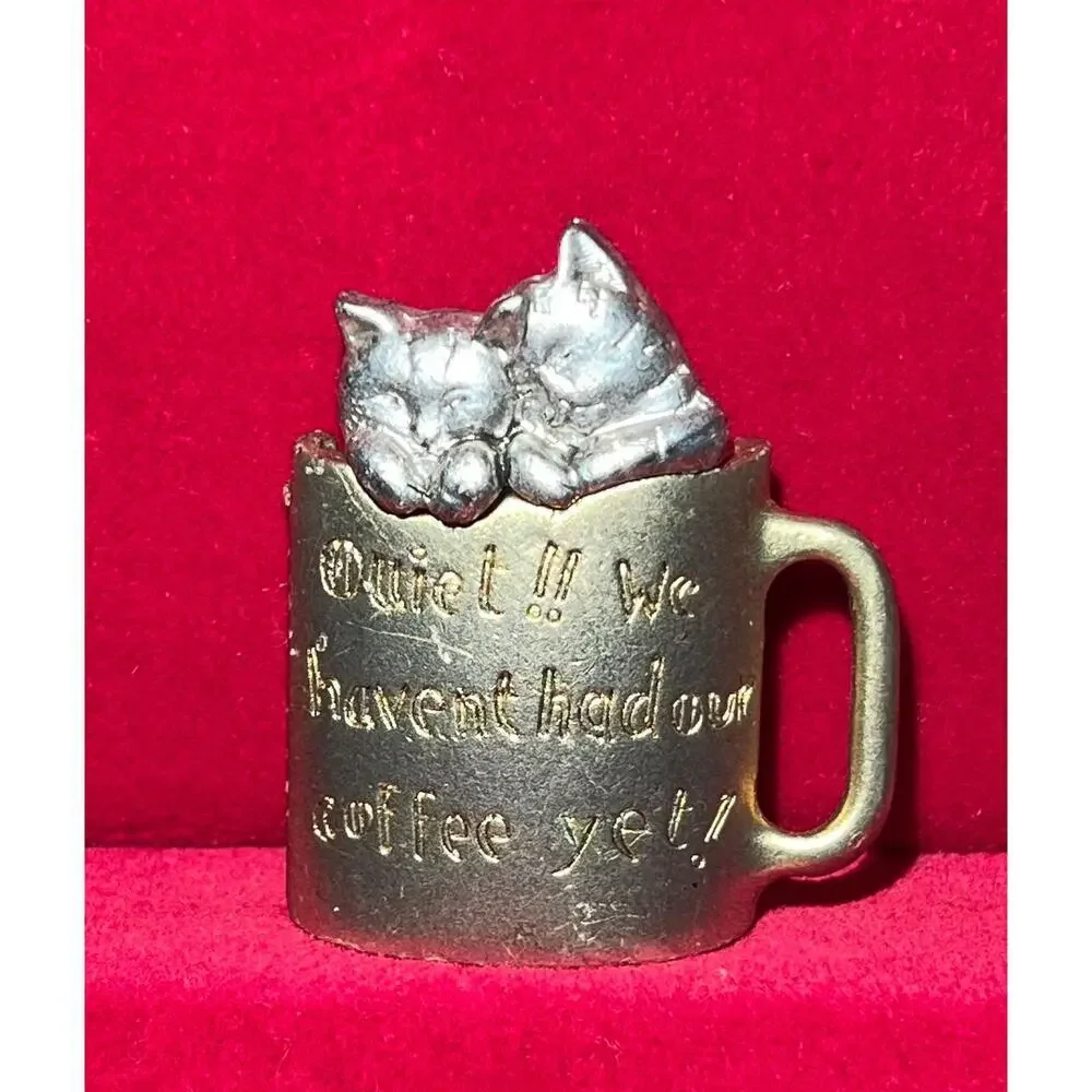 Vintage Danecraft vintage cat Brooch